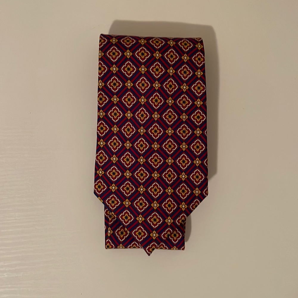Burberry Flower Print Tie